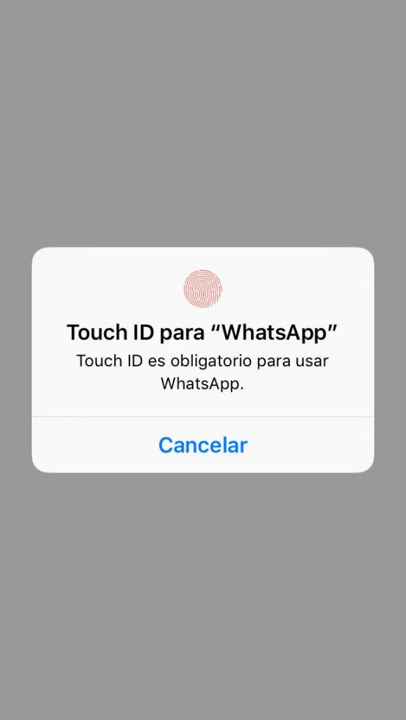 Bloquear whatsapp con huella en iphone