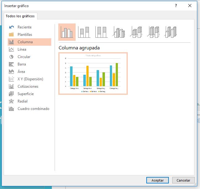 Insertar un gráfico en PowerPoint